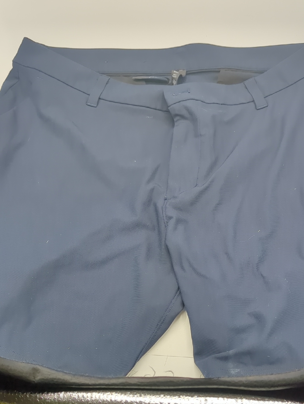 lululemon athletica Men's Dark Blue Flat-Front Performance Shorts